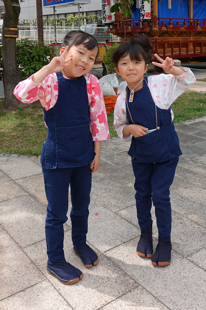 子供のお祭りコーディネート