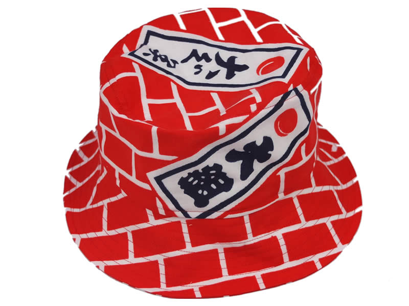 帽子 つば付き お祭り 手ぬぐい オーダー