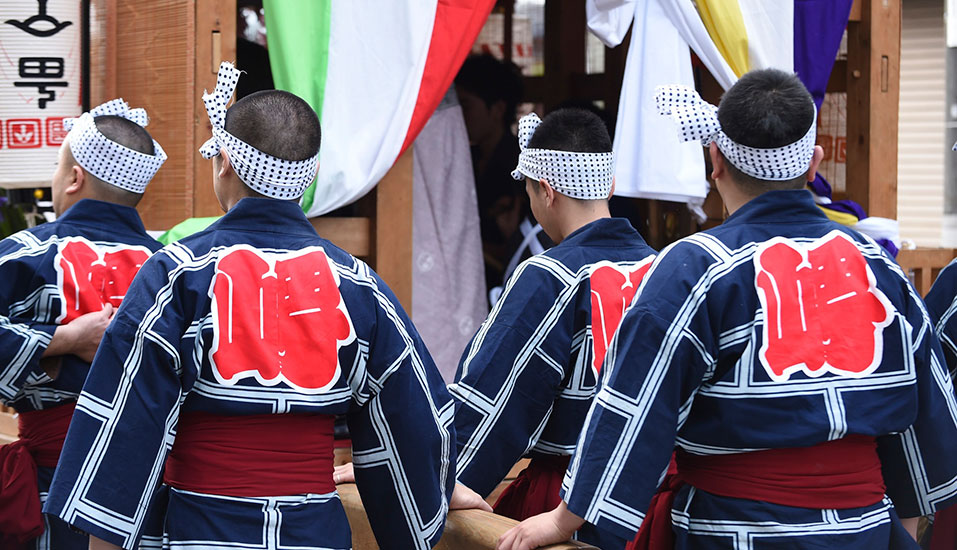 はっぴ　祭半纏　大人用