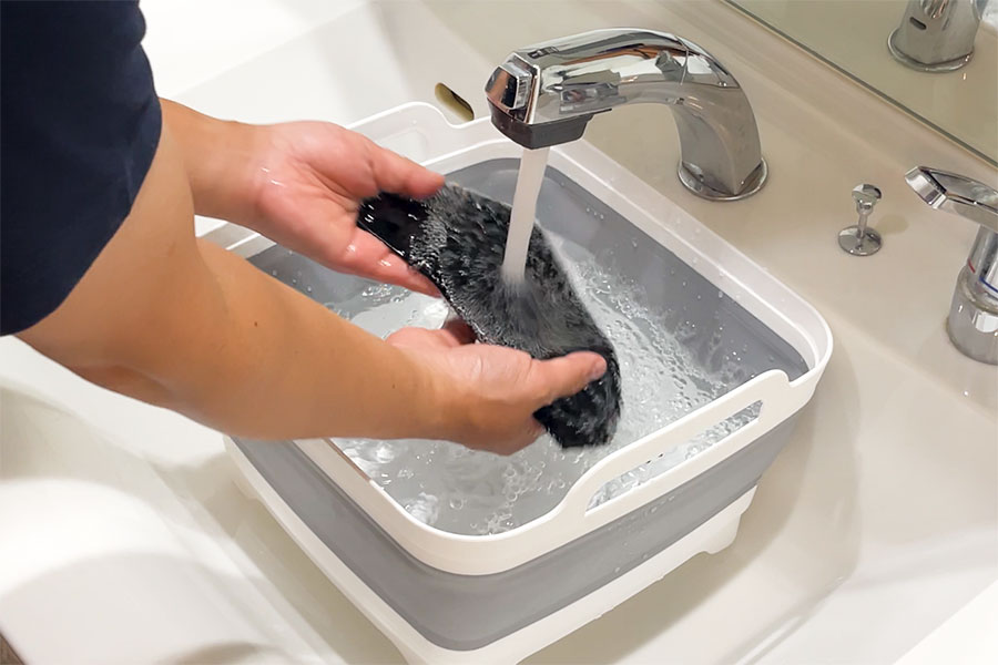 手甲を手洗いで洗う方法