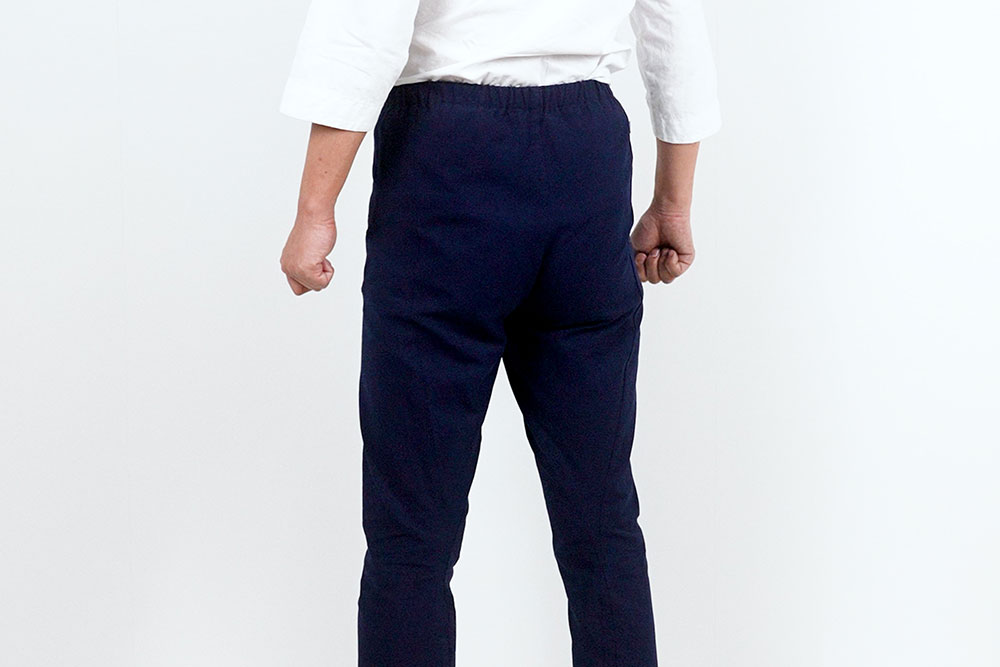 ゴム股引の正しいサイズ感