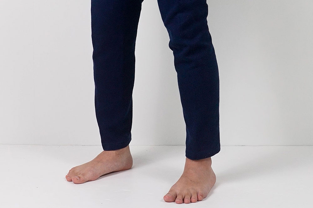 ゴム股引の裾は短めが正しいサイズ感